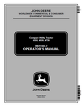 John Deere 4320, 4520, 4720 Compact Utility Tractor Operator Manual OMLVU19002 PDF