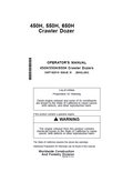John Deere 450H/550H/650H Crawler Dozers Operator Manual OMT182515 PDF