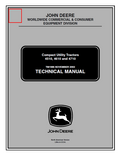 John Deere 4510, 4610 and 4710 Compact Utility Tractors Technical Manual TM1986 PDF 