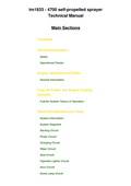 John Deere 4700 self-propelled sprayer Technical Manual TM1833 PDF