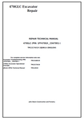John Deere 470GLC Excavator Repair Technical Manual TM13174X19 PDF