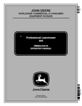John Deere 500 Professional Lawnmower Operator Manual OMDMU210240 PDF