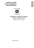 John Deere 5083E and 5093E Tractors Diagnostic Technical Manual TM609619 PDF