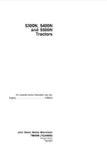 John Deere 5300N, 5400N and 5500N Tractors Technical Manual TM4598 PDF