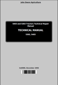 John Deere 5403 and 5303 Tractors Technical Manual TM8088 PDF