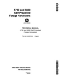 John Deere 5730 and 5830 Self Propelled Forage Harvesters TM1352 PDF
