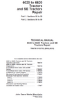 John Deere 6020 to 6620 SE Tractors Technical Manual TM4750 PDF