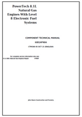 John Deere 6081HFN04 Natural Gas Level 8 Electronic Fuel Systems  Component Technical Manual CTM300 PDF