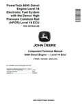 John  Deere 6090 Diesel Engine — Level 14 ECU Component Technical Manual CTM385 PDF