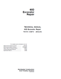 John Deere 60D Excavator Technical Manual TM10761 PDF