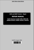 John Deere 6405 and 6605 Tractors Repair Manual TM4578 PDF 