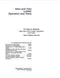 John Deere 644J and 724J Loader Technical Manual TM2075 PDF 