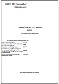 John Deere 690E LC Excavator Diagnostic Operation and Test Manual TM1508 PD