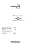 John Deere 700K Crawler Dozer Repair Technical Manual TM12295 PDF

