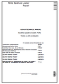 John Deere 710G Backhoe Loader Repair Technical  Manual TM2061 PDF 
