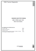 John Deere 7405 Tractor Diagnosis and Test Manual TM6015 PDF