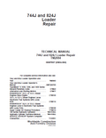 John Deere 744J and 824J Loader Technical Manual TM2084 PDF 