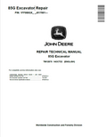 John Deere 85G Excavator Repair Technical Manual TM12870 PDF
