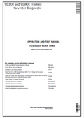 John Deere 903KH and 909KH Tracked Harvester Operation and Test Manual TM11623