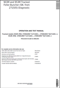 John Deere 903M and 953M Tracked Feller Buncher Operation and Test Manual TM13232X19 PDF