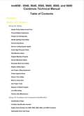 John Deere 9540, 9640, 9560, 9660, 9580, and 9680 Combines Technical Manual TM4640 PDF 