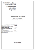 John Deere 9650 STS, 9750 STS Combines Diagnosis and Test Manual TM2102 PDF 