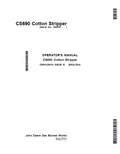 John Deere CS690 Cotton Stripper Operator Manual OMKK29410 PDF 