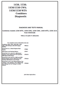 John Deere Combines 1550 WTS, 1450 CWS, 1550 CWS, 1450 WTS, 1550 Diagnosis and Test Manual TM8113 PDF