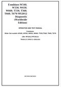 John Deere Combines Wide Cab models W540, W550, W650, W660, T550, T560, T660, T670 Operation and Test Manual TM404119 PDF