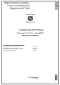 John Deere DB60T Planters SeedStar, Frame and Hydraulics Diagnosis and Test Manual TM135619 PDF