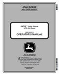 John Deere Gator™ Utility Vehicle HPX 4X4 Diesel Operator Manual OMM168324 PDF