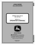 John Deere Gator™ Utility Vehicle HPX 4X4 Gas Operator Manual OMM168323 PDF