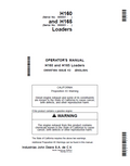 John Deere H160 and H165 Loaders Operator Manual OMW57694 PDF
