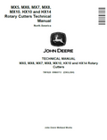 John Deere MX5, MX6, MX7, MX8,MX10, HX10 and HX14Rotary Cutters Technical Manual TM1828 PDF