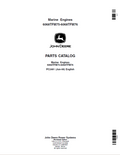 John Deere Marine Engines 6068TFM75-6068TFM76 Parts Catalog Manual PC2481 PDF