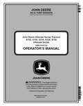 John Deere Series Tractors X700, X720, X724, X728, X729  Operator Manual OMM164429 PDF