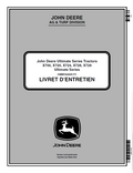 John Deere Ultimate Series Tractors X700, X720, X724, X728, X729 Operator Manual OMM164425 PDF