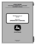 John Deere V627SP Walk-Behind Vacuum Operator Manual OMM161990 PDF