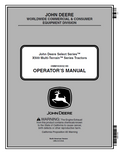 John Deere X500 Multi-Terrain™ Series Tractors Operator Manual OMM163032 PDF
