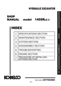 KOBELCO 140SRLC-3 HYDRAULIC EXCAVATOR SHOP MANUAL PDF