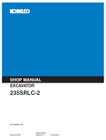 KOBELCO 235SRLC-2  HYDRAULIC EXCAVATOR SHOP MANUAL PDF