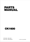 KOBELCO CK1600-1F PARTS MANUAL PDF