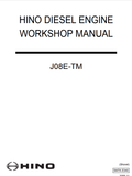 KOBELCO HINO J08E-TM DIESEL ENGINE WORKSHOP MANUAL PDF