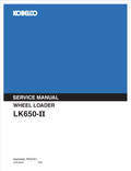 KOBELCO LK650-II WHEEL LOADER SERVICE MANUAL PDF