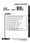 KOBELCO SK130-8, SK130L-8, SK140LC-8 HYDRAULIC EXCAVATOR SHOP MANUAL PDF