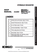 KOBELCO SK200-8, SK210LC-8 HS ENGINE HYDRAULIC EXCAVATOR SHOP MANUAL PDF