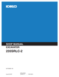 KOBELCO SK235SRLC-2 HYDRAULIC EXCAVATOR SERVICE MANUAL PDF
