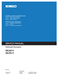 KOBELCO SK260-9, SK295-9 HYDRAULIC EXCAVATOR SERVICE MANUAL PDF