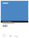 KOBELCO SK30SR-5, SK35SR-5 COMPACT HYDRAULIC EXCAVATOR SHOP MANUAL PDF