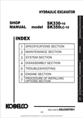 KOBELCO SK330-10, 350LC-10 HYDRAULIC EXCAVATOR SHOP MANUAL PDF